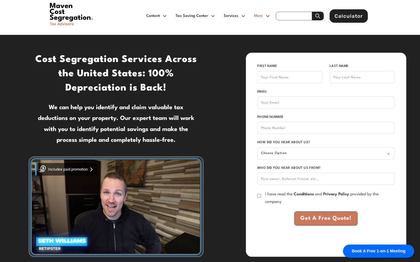 Maven Cost Segregation